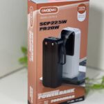 پاوربانک ۲۰۰۰۰ میلی‌آمپر ساعتی OMXMO مدل OX-PD15 با شارژ سریع PD 20W و SCP 22.5W + نمایشگر LCD – اورجینال