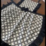 پیش بند پارچه ای طرح دار